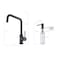 Kibi Macon Single Handle Bar Sink Faucet with Soap Dispenser C-KKF2012MB-KSD100MB - alternate 5